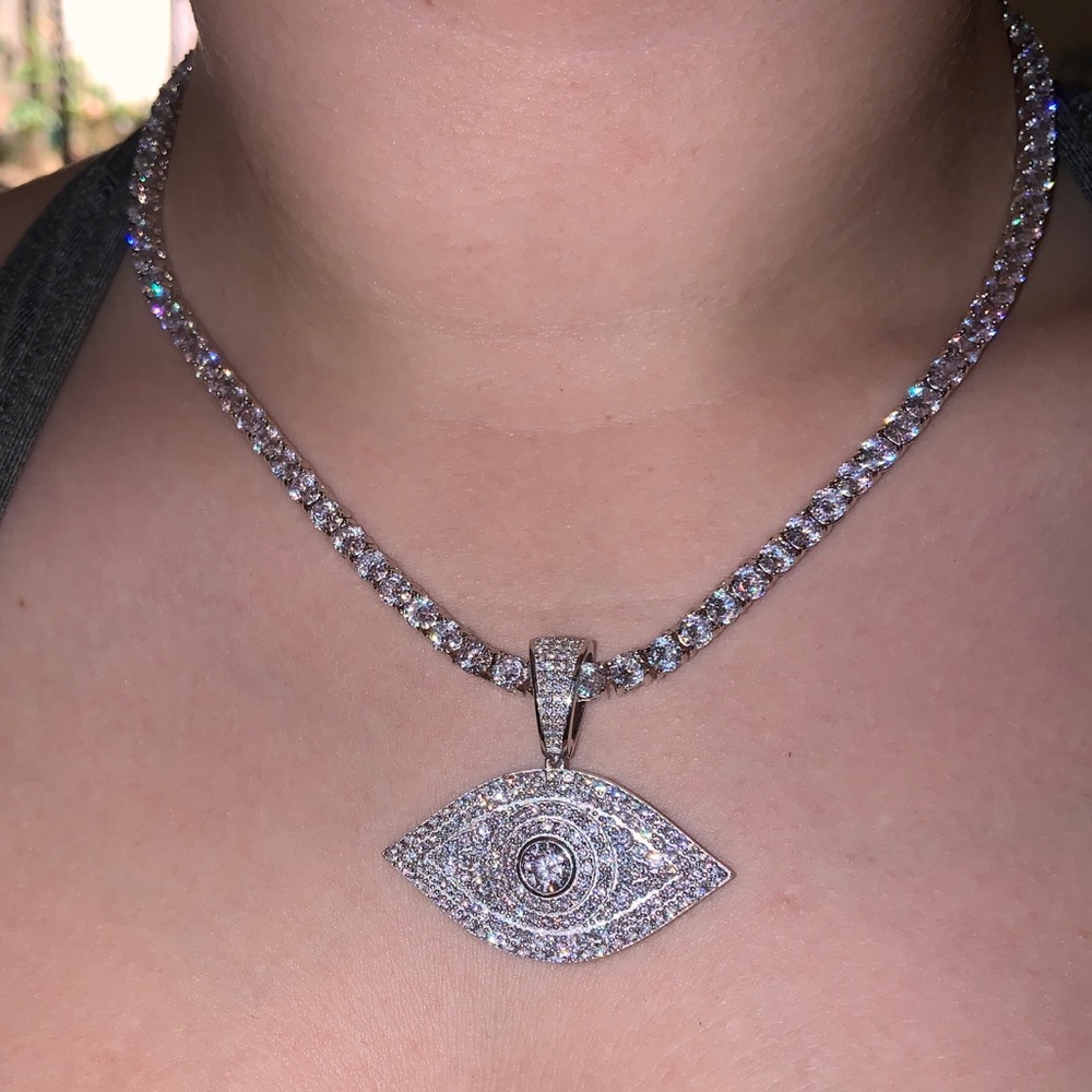 Evil Eye Diamond Chain